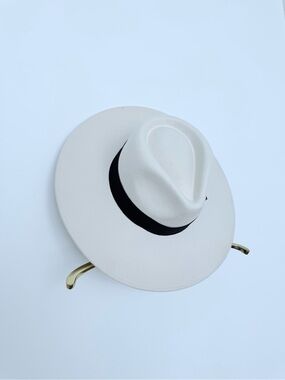 Brixton Joanna Felt Ivory Hat - S